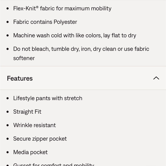 Rhône Commuter Pant Classic Fit 32x30 - Iron Color - Picture 7 of 11